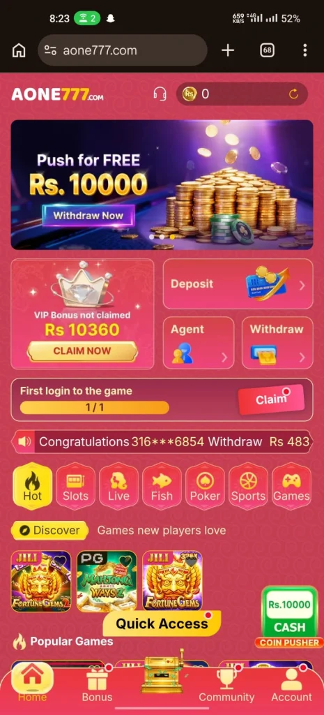 AONE777 Game
