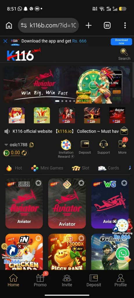 K116 Game